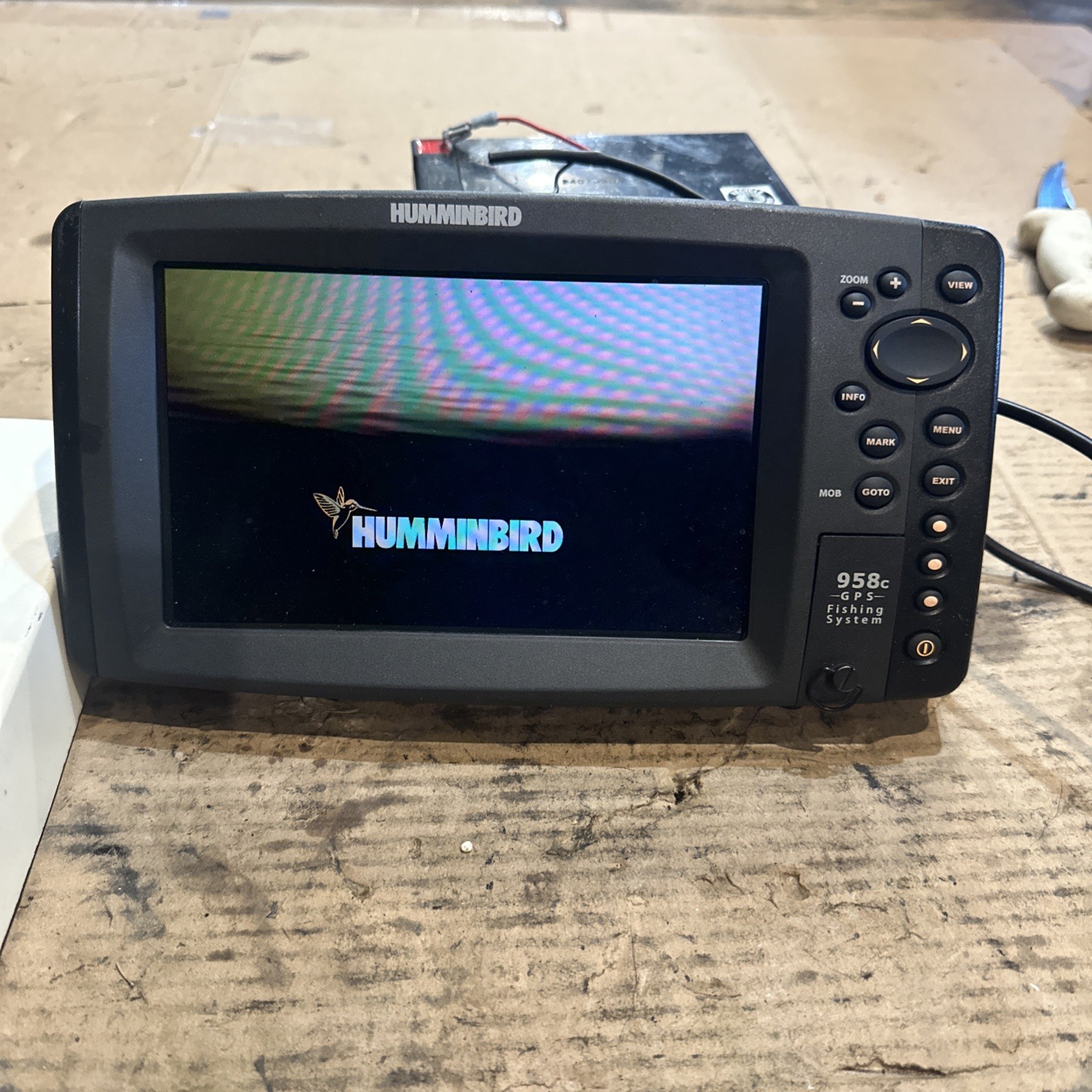 Humminbird 958c GPS Head Unit Depthfinder Graph