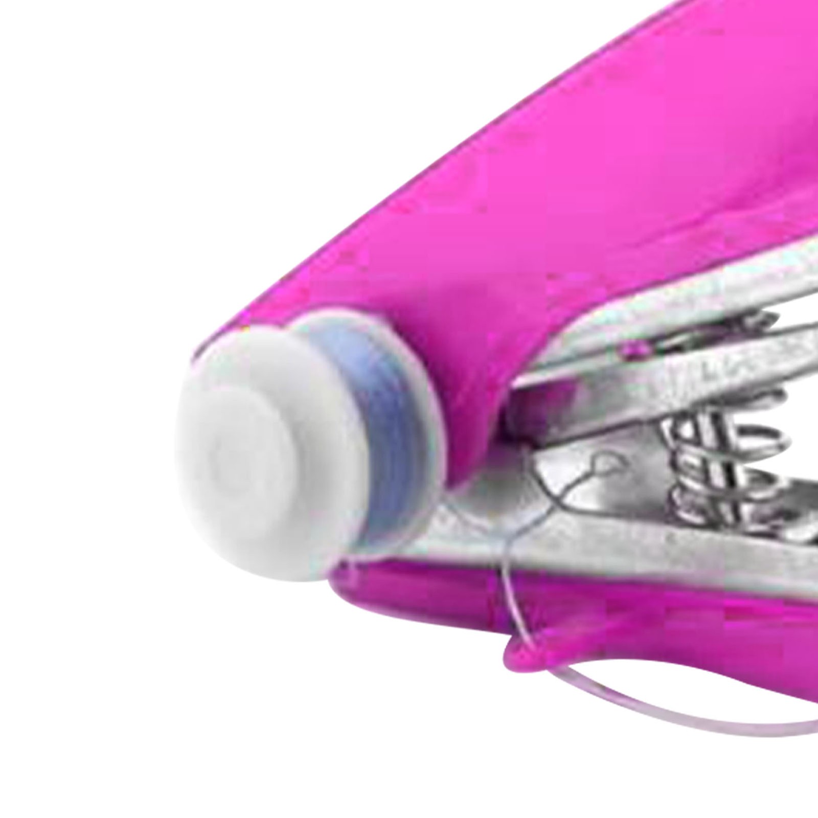 Pink Handheld Sewing Machine Portable Mini Manual Sewing Tool Hand Stitcher N