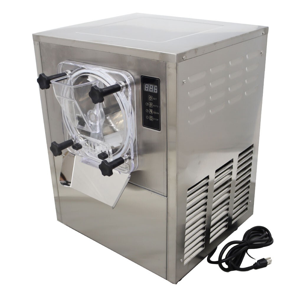 Desktop Hard Ice Cream Machine w/Digital Display Output 25-30L/h 110V 1400W New