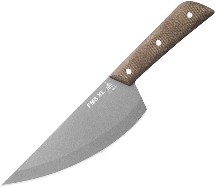 TOPS Frog Market Special XL Fixed Knife 7.5" 1095HC Steel Blade Micarta Handle
