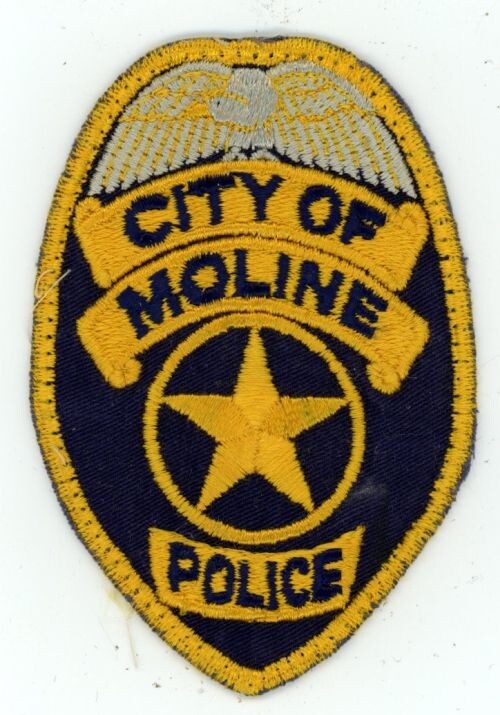 ILLINOIS IL MOLINE POLICE NICE SHOULDER PATCH SHERIFF
