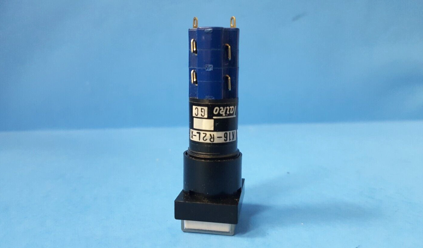 1 pc-PUSH BUTTON SWITCH, 2 Pole, K16-R2L-X, Taiko, 250VAC/5A, MAINTAINED