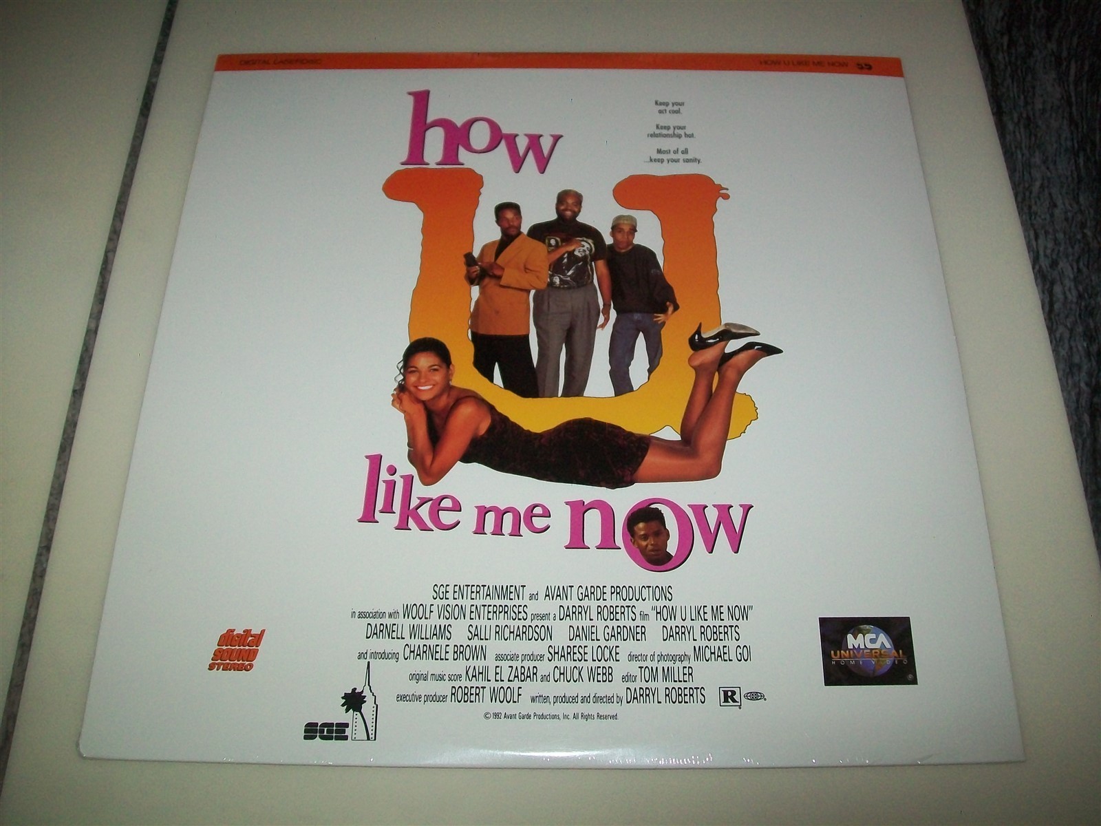 HOW U LIKE ME NOW Laserdisc LD BRAND NEW SEALED VERY RARE GREAT FILM!