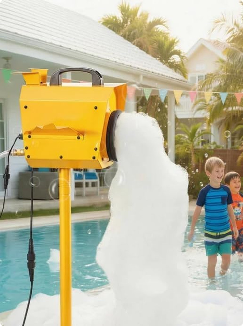 VEVOR Foam Machine, Adjustable Angle Control Foam Cannon Party Machine, Bubble C