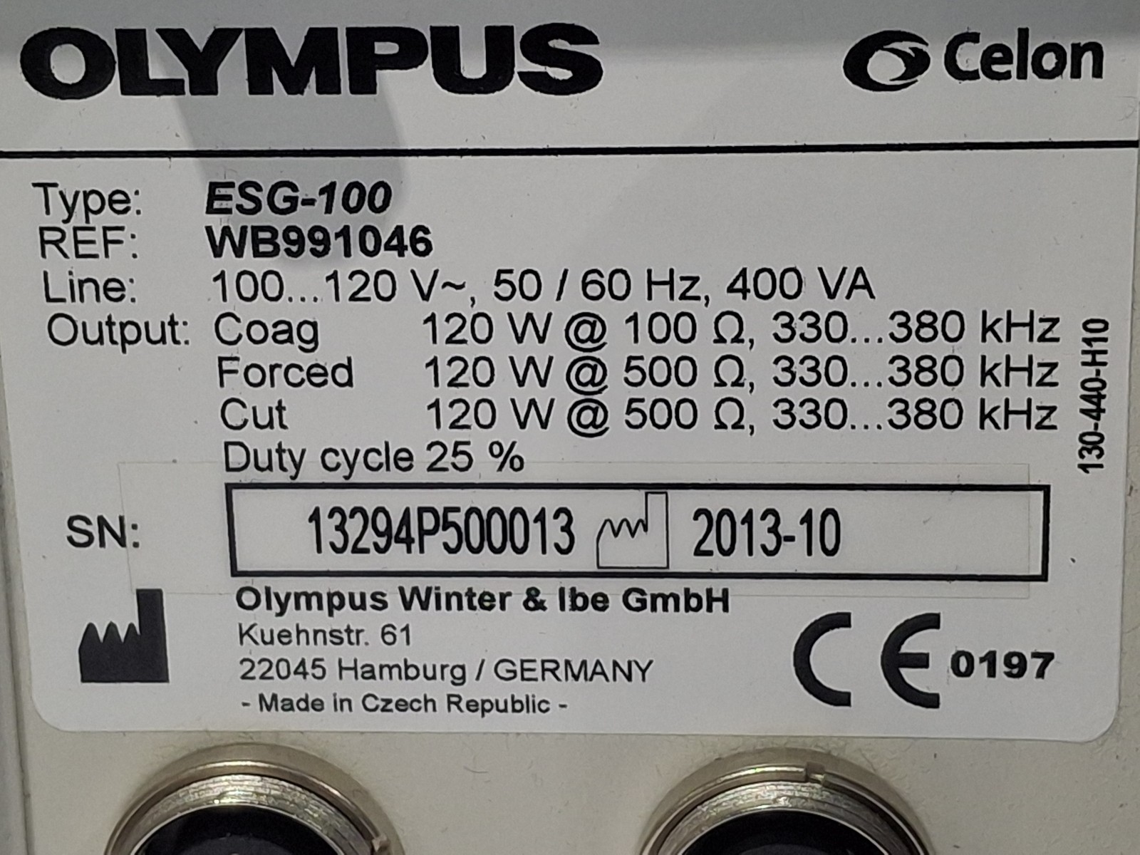 Olympus ESG-100 Electrosurgical Unit