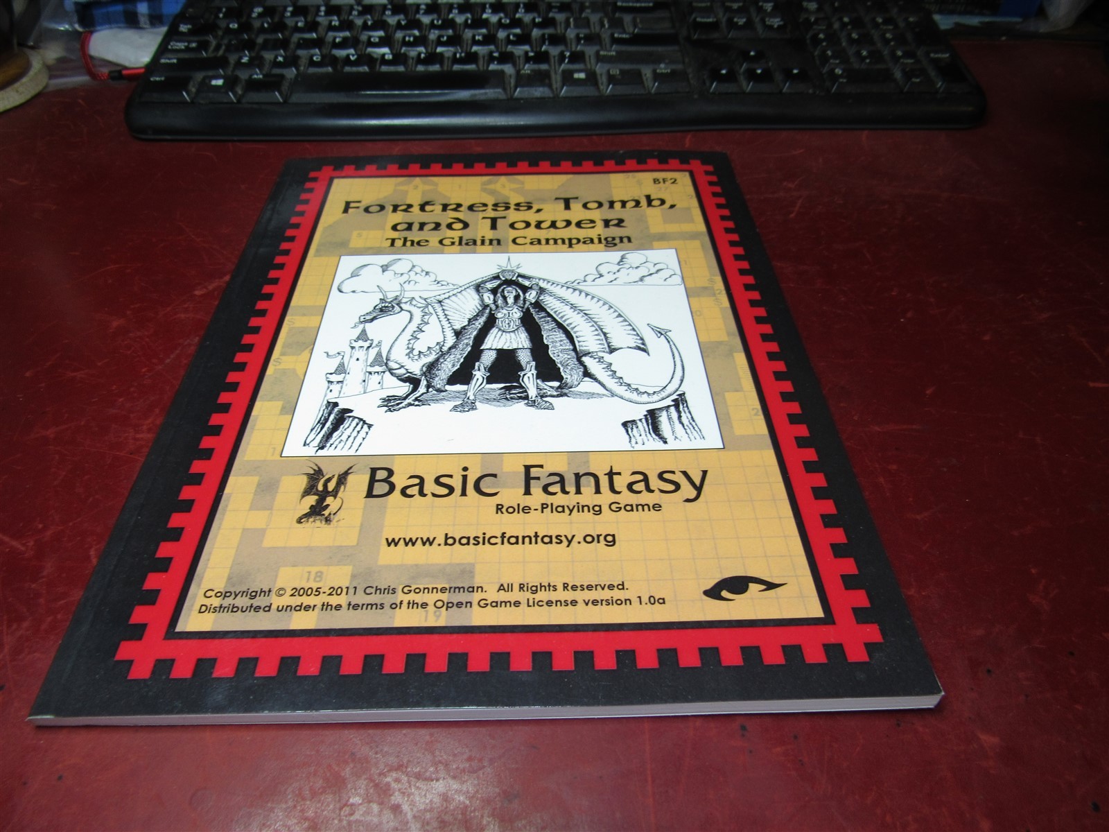 Basic Fantasy RPG: BF2: Fortress, Tomb, and Tower: The Glain Campaign