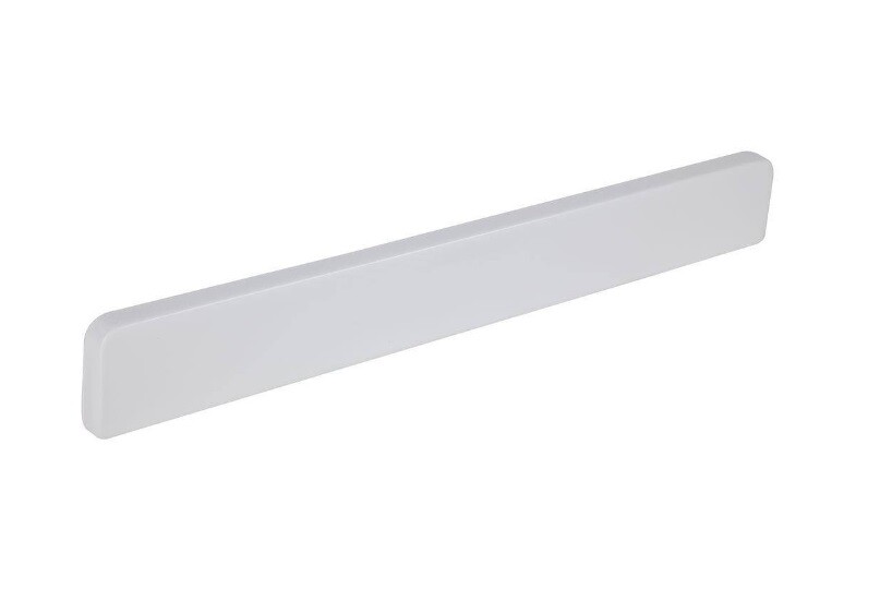 St. Paul 15.5" W x 0.75" D x 2.06" H Cultured Marble Sidesplash-White-NOB