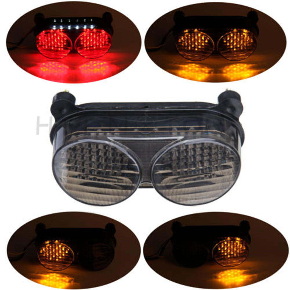Smoke Tail Light Brake Turn Signals LED for Kawasaki ZR7S ZX6R ZX9R ZZR600 ZX900