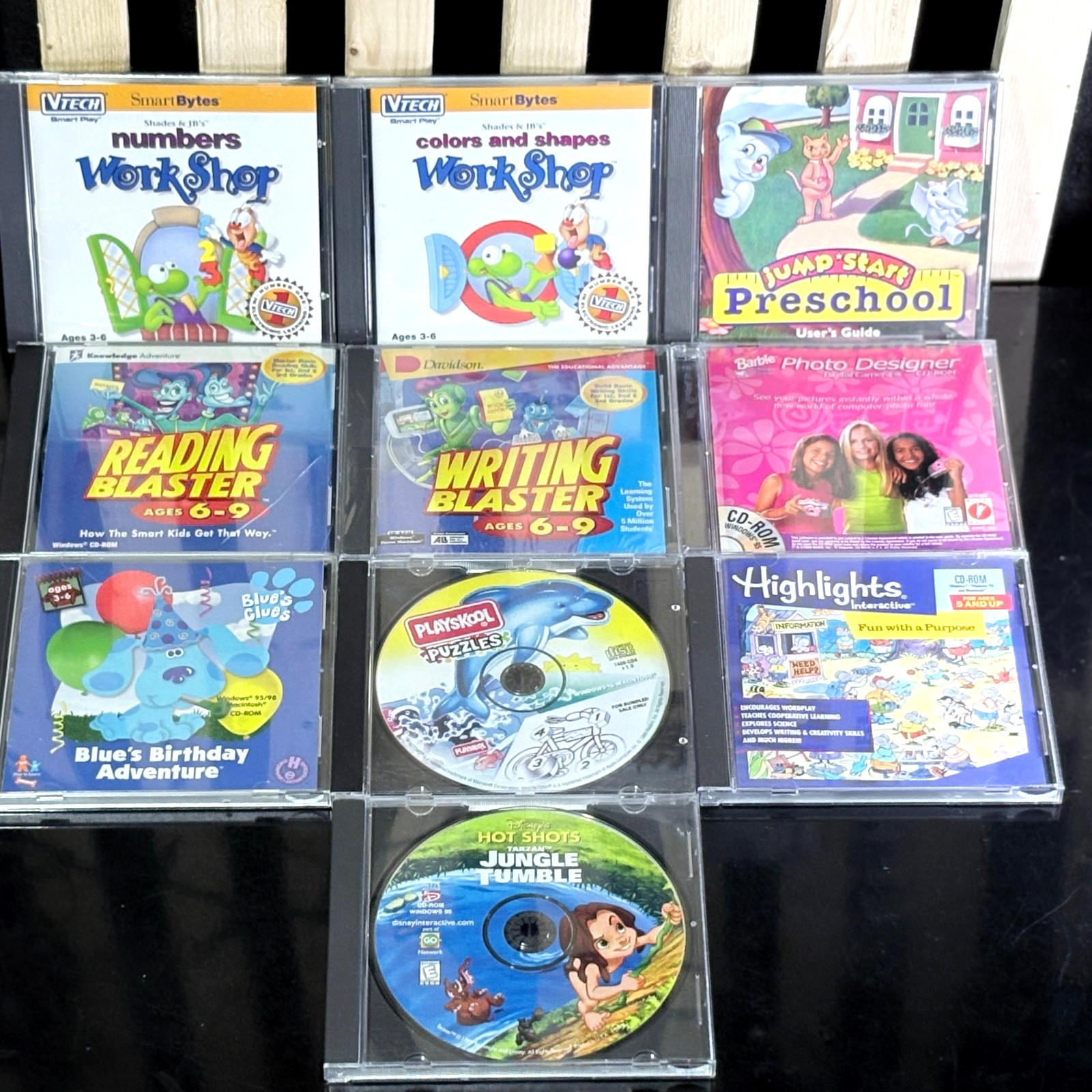 Sealed Writing Blaster PC CD ROM Lot 10 JumpStart VTech Homeschool Software