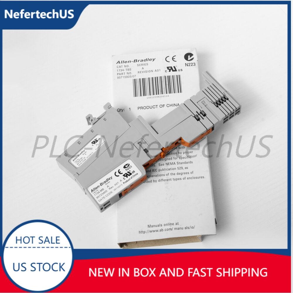 NEW 1734-TBS AB Point I/O Terminal Base w/Removable IEC  US Free Tax