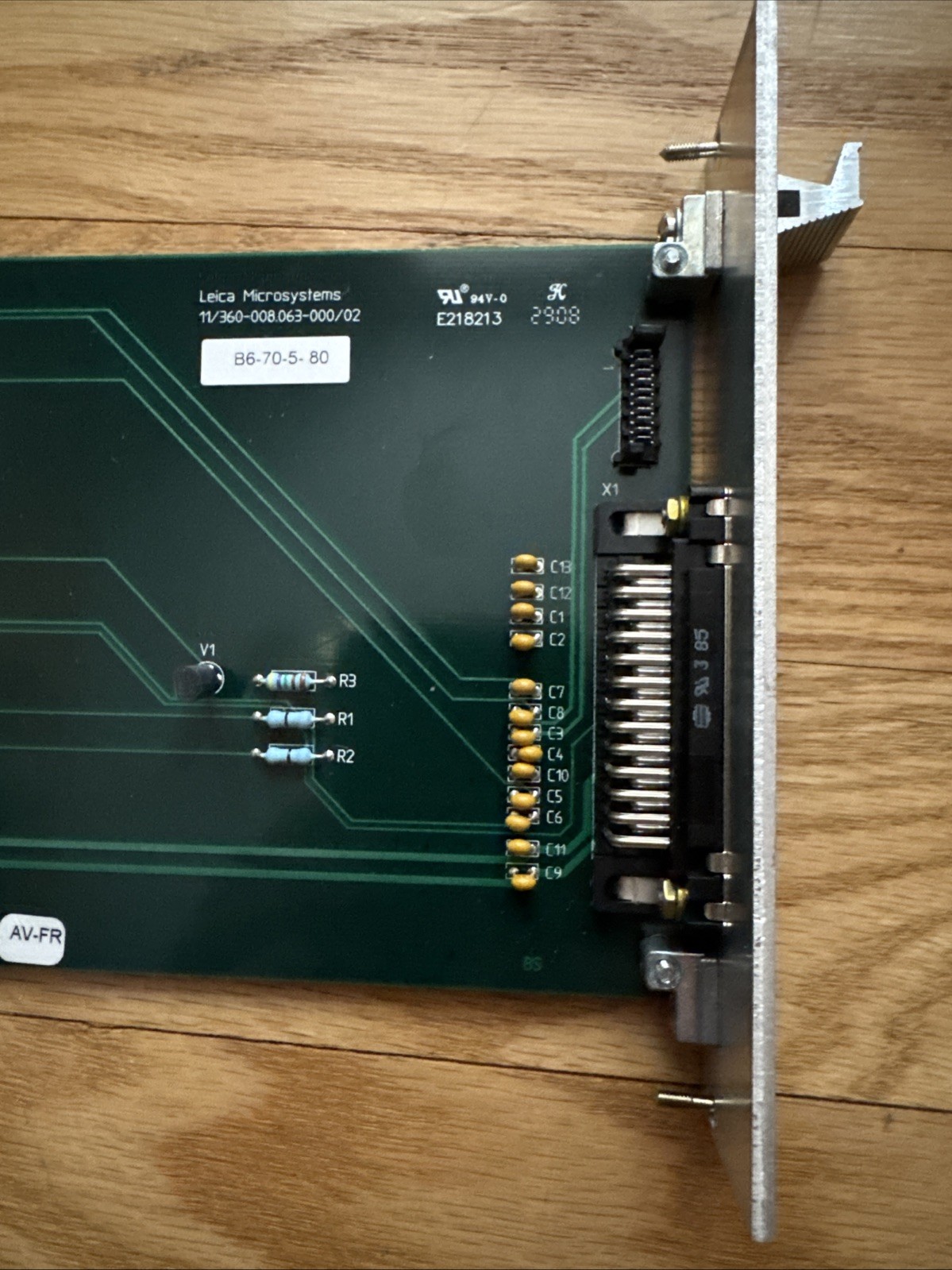 LEICA MICROSYSTEMS TYPE MASTER MODULE SYS 360-008.063-000 MICROSCOPE CARD