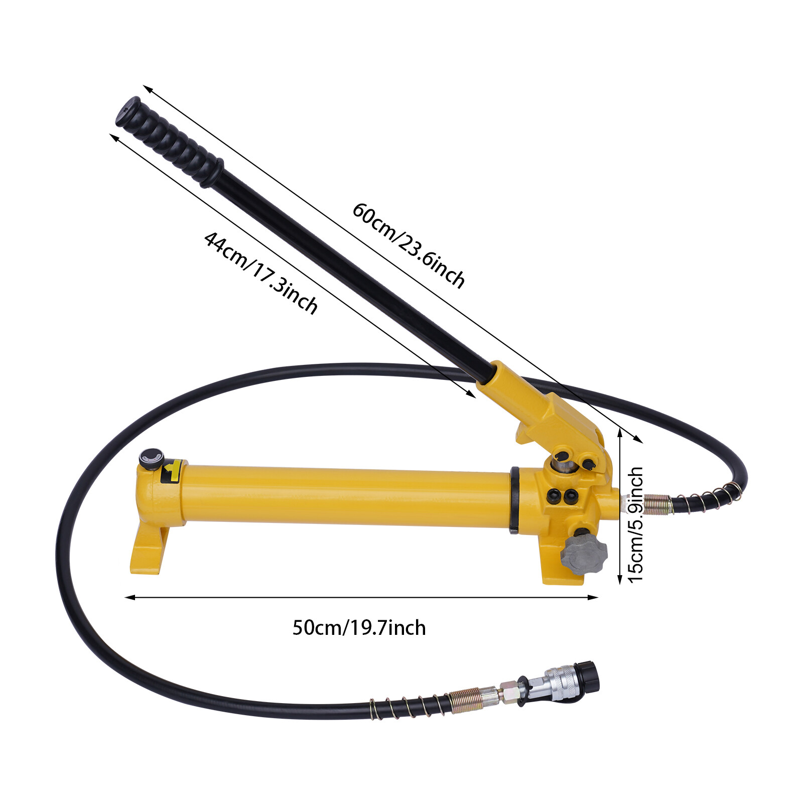 2 Speed Hydraulic Hand Pump CP-700 Hydraulic Manual Pump 10000 PSI 10&4 Ton