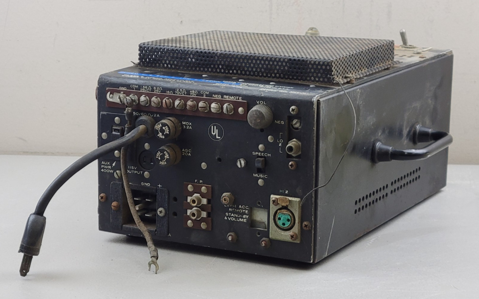 Vintage Bogen MT100 100 Watt Silicon Transistor Booster Amplifier - *UNTESTED*