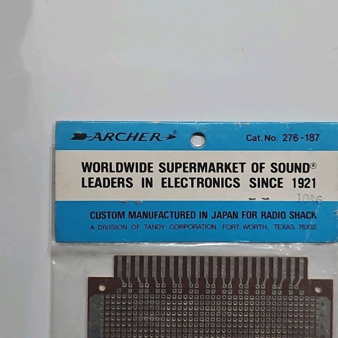 Radio Shack Archer Dual Plug-In Interface Board 276-187