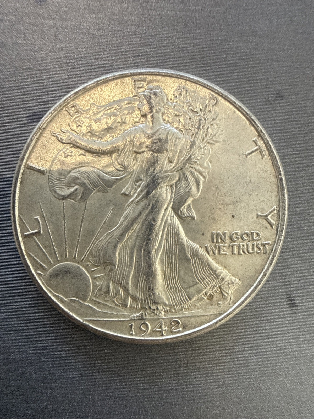 1942 Walking Liberty Half Dollar  90% Silver #x5132