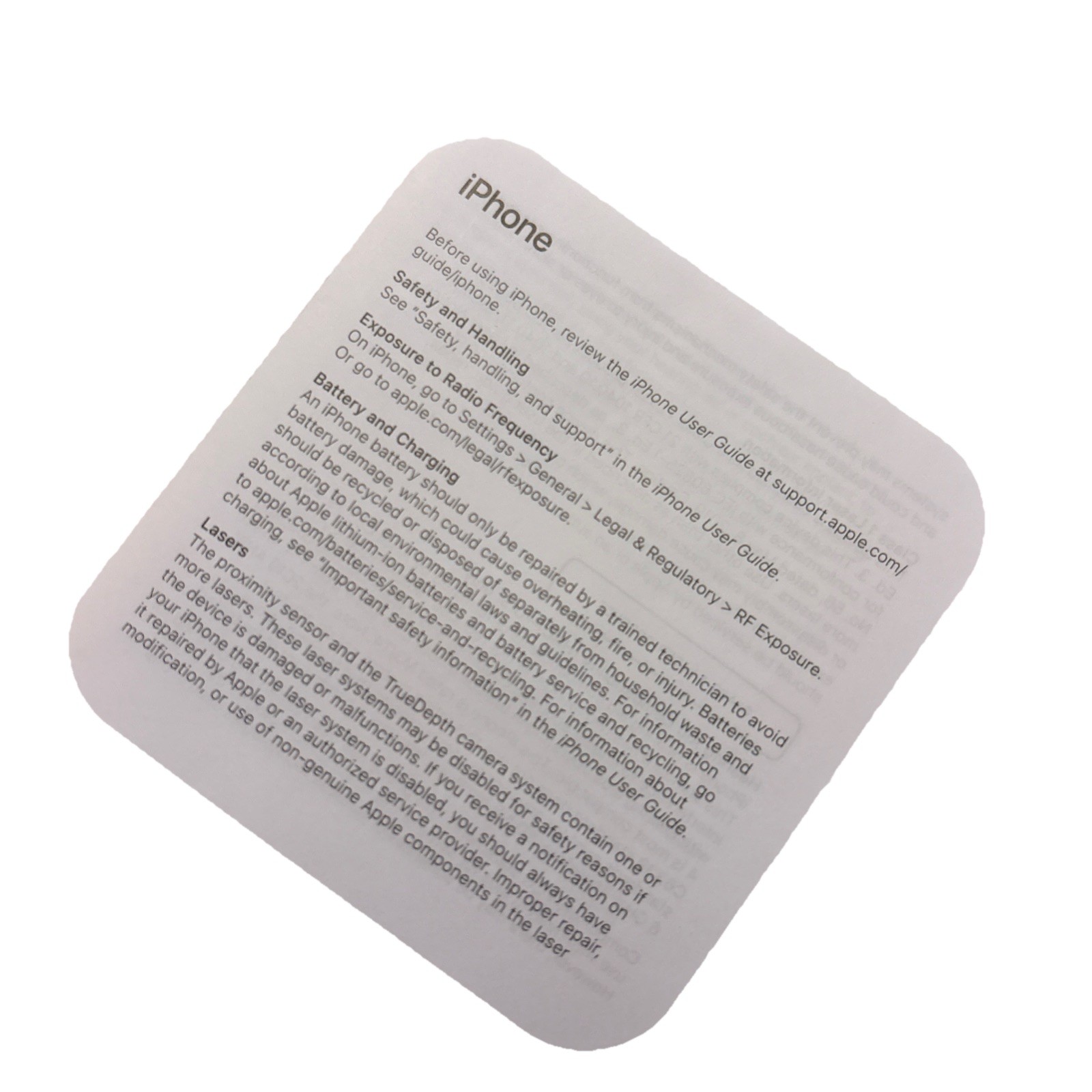 Original Apple iPhone 15 Retail Box Only (INK MARK)