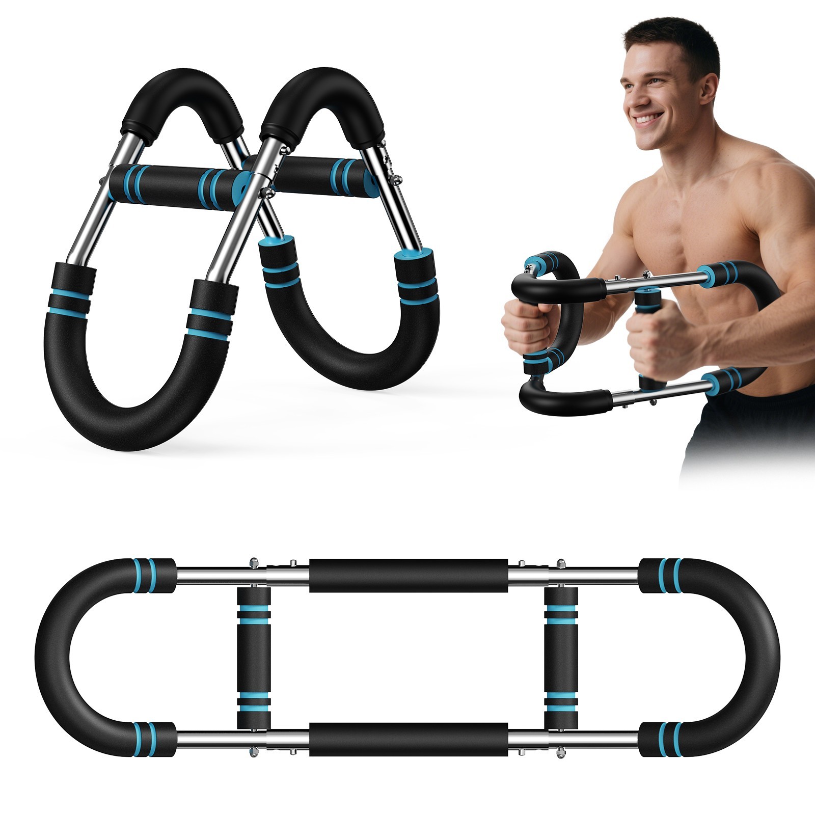 Twister Arm Trainer, 60-100 Adjustable Chest Workout Equipment Training for Arms