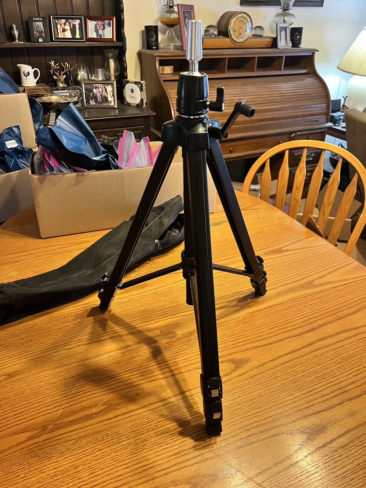 Adjustable Tripod Stand Portable Foldable With Carrying Case