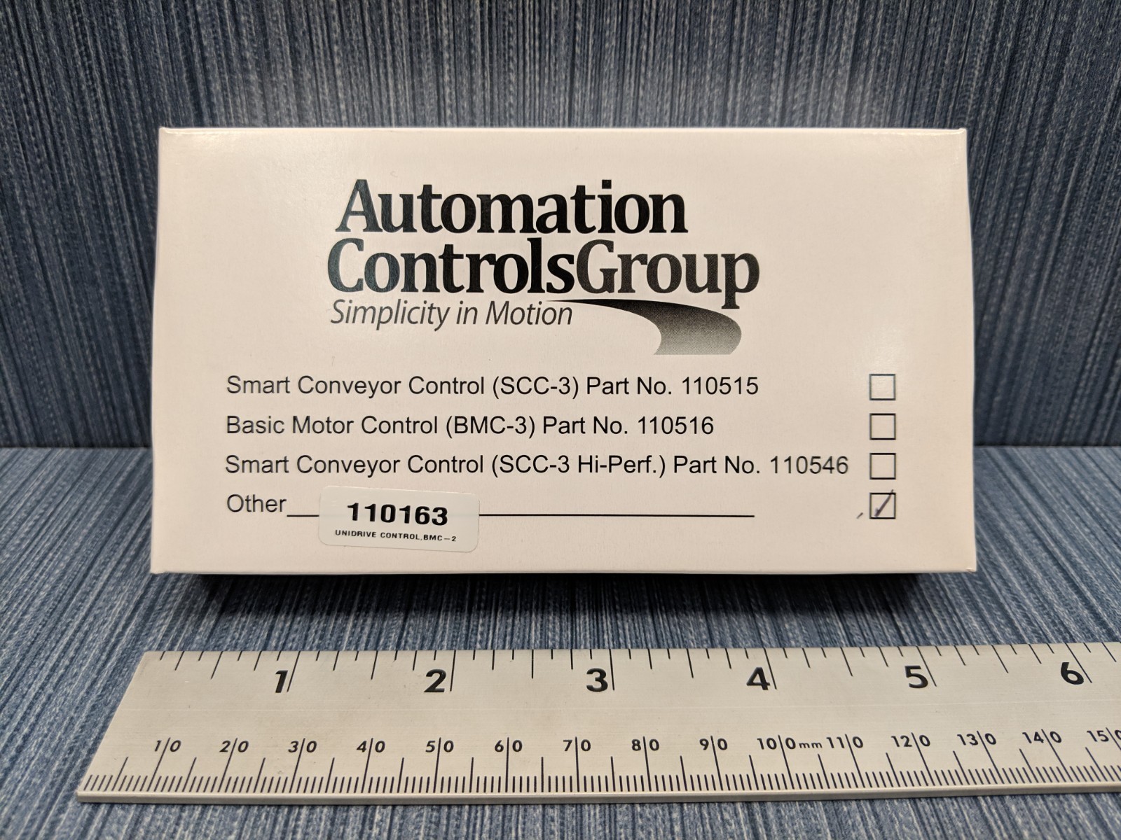 110163 BMC-2 Automation Controls Group Unidrive Basic Motor Control Module