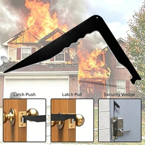 4-Piece Emergency Crowbar Set, Professional Fire-Fighting Multi-Functional