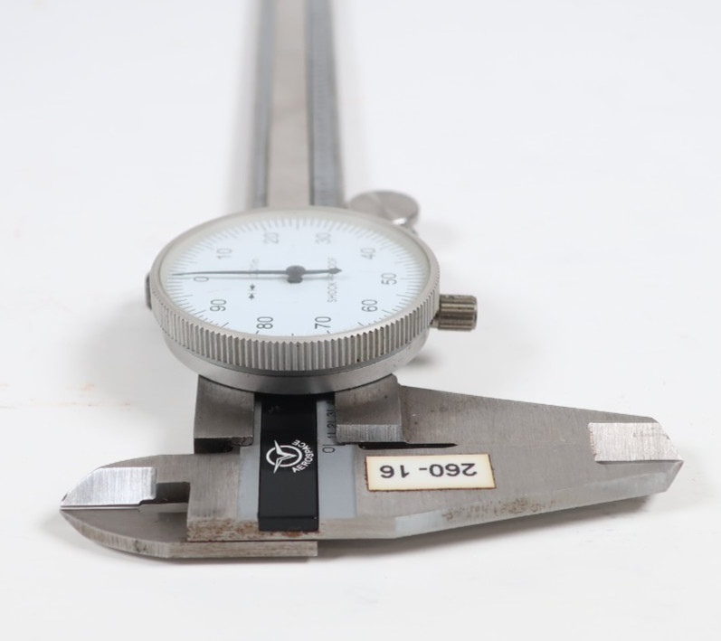 6" Dial Caliper Stainless Hardened Machinist Measuring Tool Shock Proof