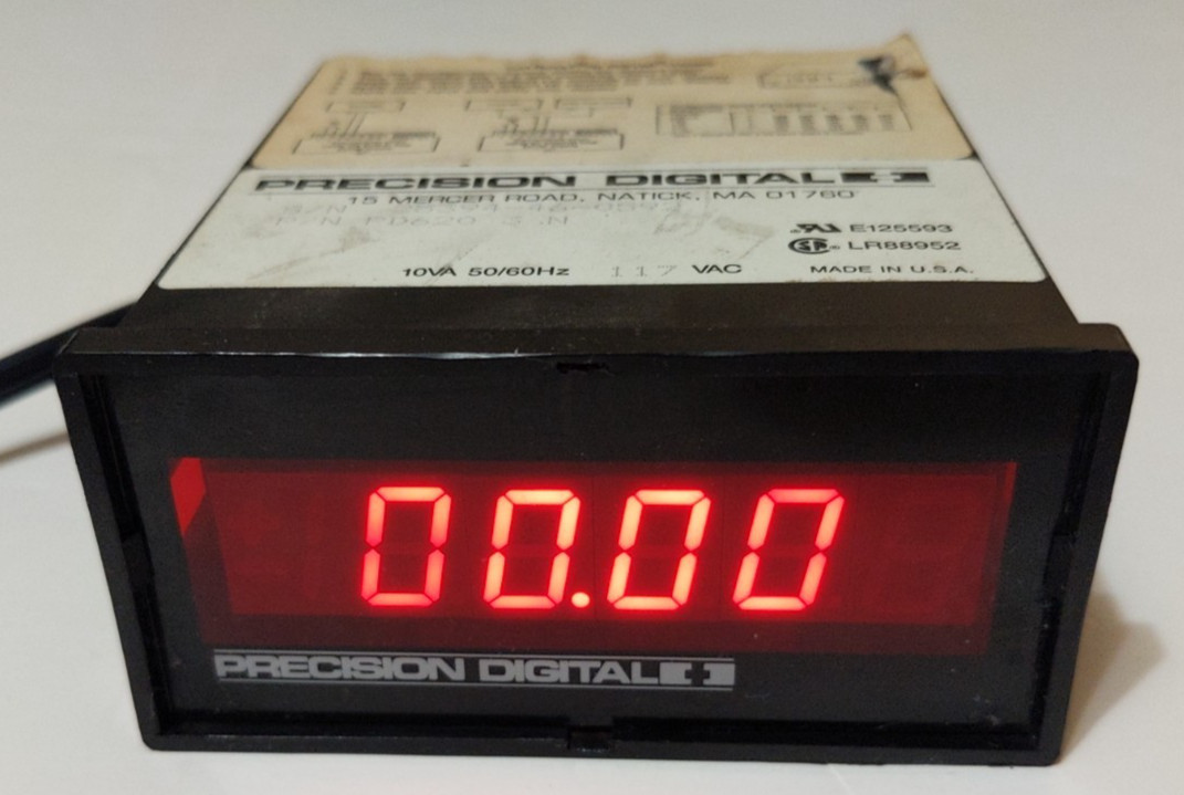 Lot of 4 Precision Digital PD620-3-N 6-Digit LED Display Meters Tested