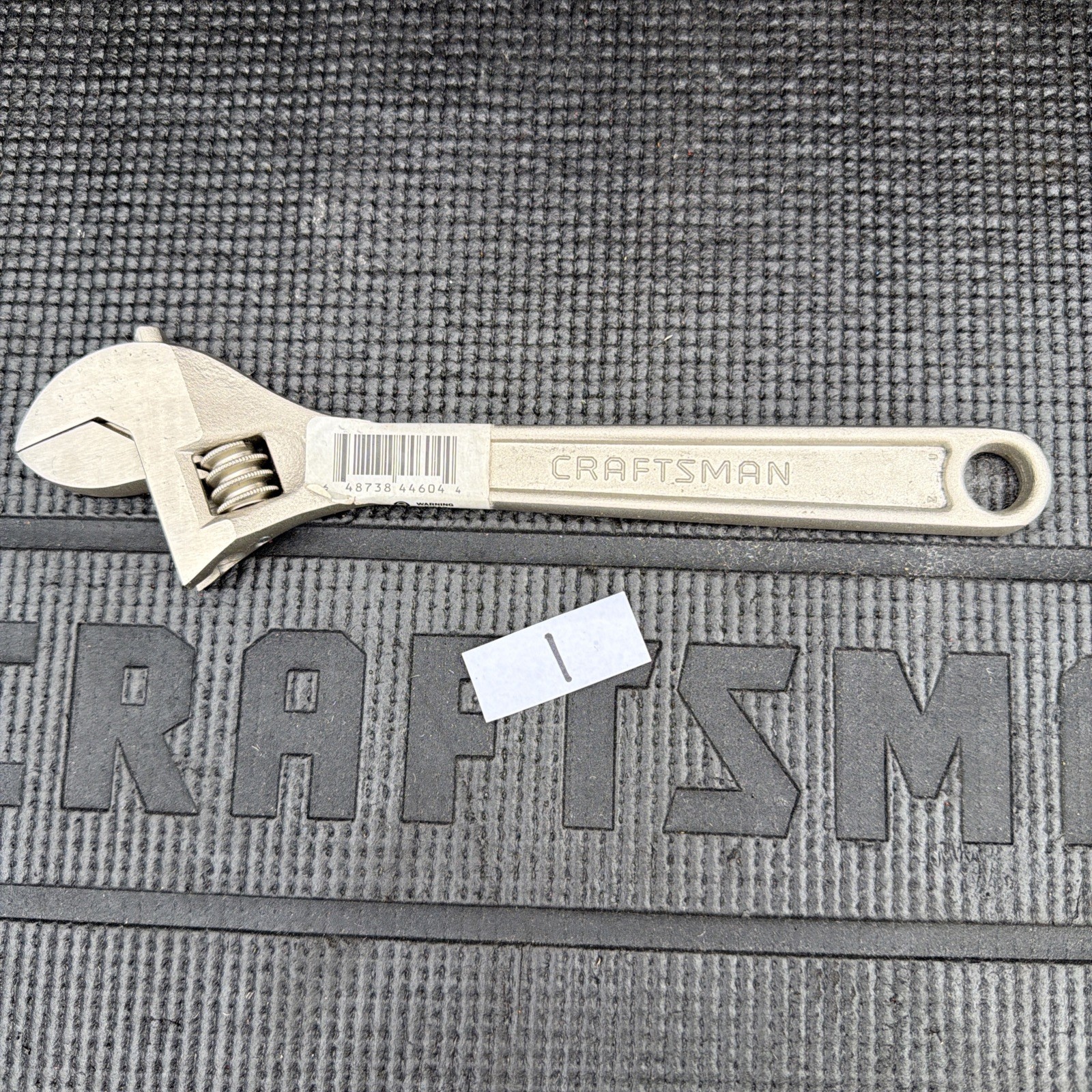 Sears Craftsman USA Nos 10” Adjustable Wrench 44604 Sexy Satin Wide Jaw