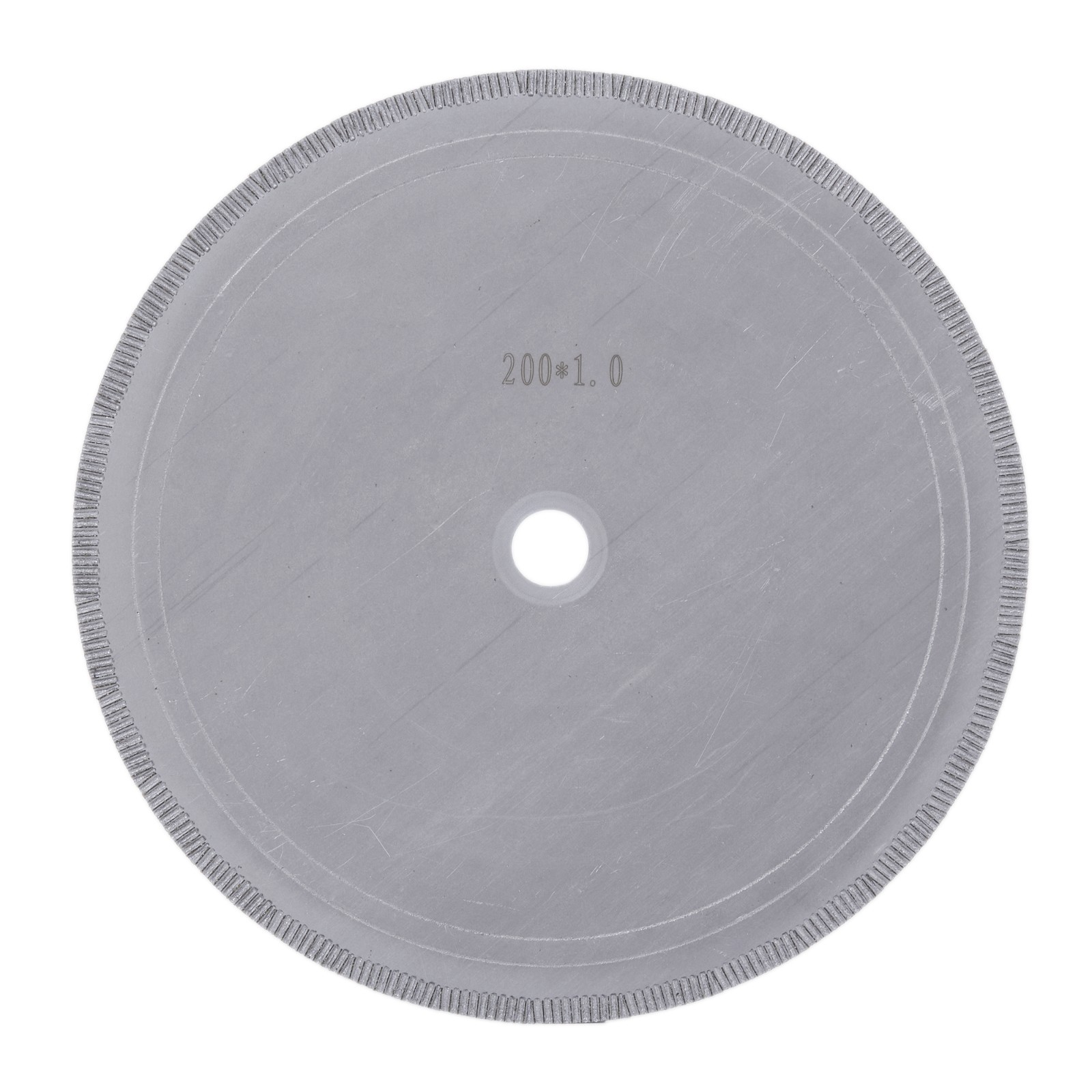 200mm 8 inch Diamond Lapidary Saw Blade Notched Rim Slab Tools for Cutting Stone