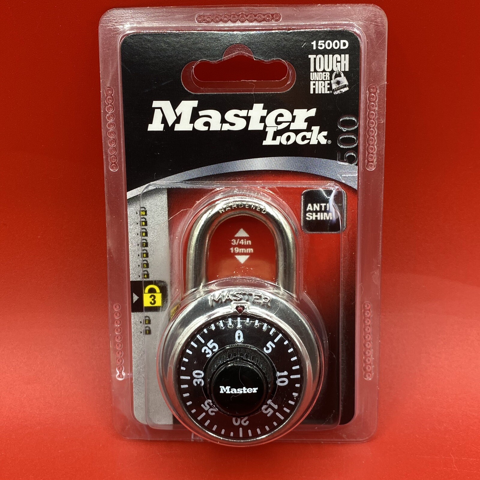 Master Lock Combination Lock/Brand New/Factory Sealed