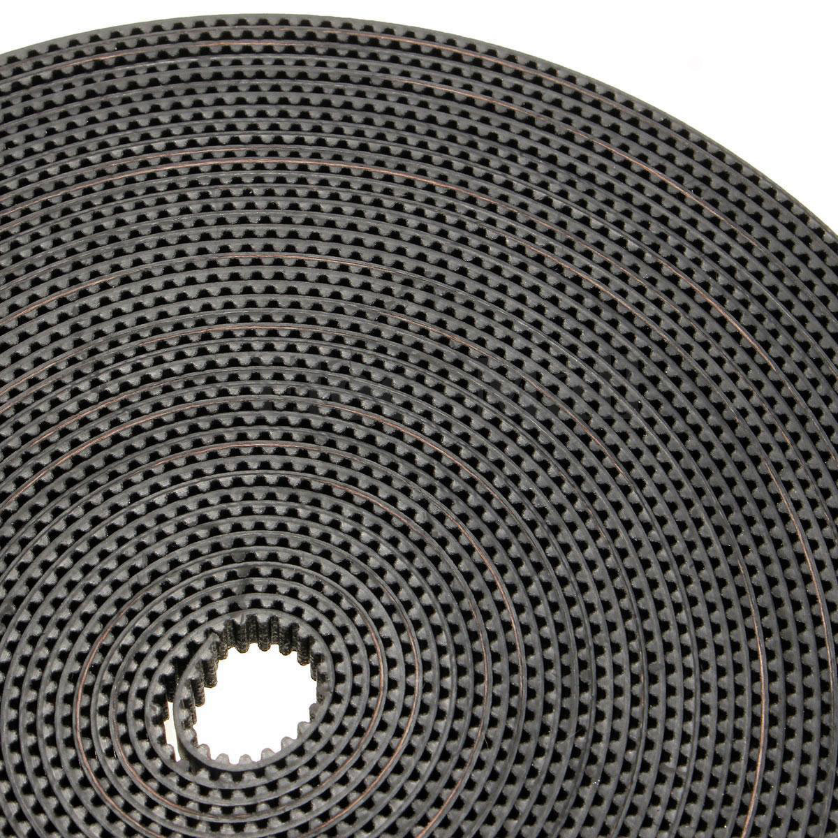 Fiberglass Reinforced Rubber Timing Belt for 3D Printer 2M 2GT GT2 RF 6mm width