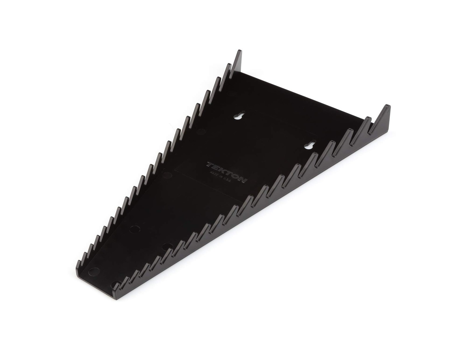 TEKTON 19-Tool Combination Wrench Organizer Rack (Black) | 19-Tool, Black