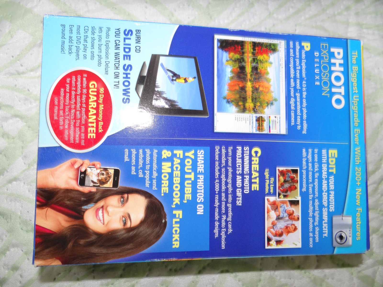 Nova Photo Explosion Deluxe Version 4, Complete Digital Photo Studio -NEW