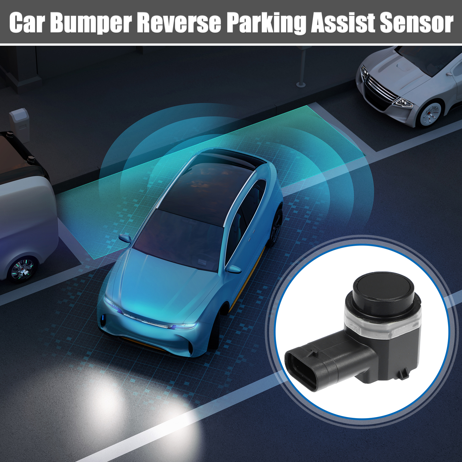 4 Pcs Bumper Reverse Parking Assist Sensor for Land Rover 2010-2013 1463309