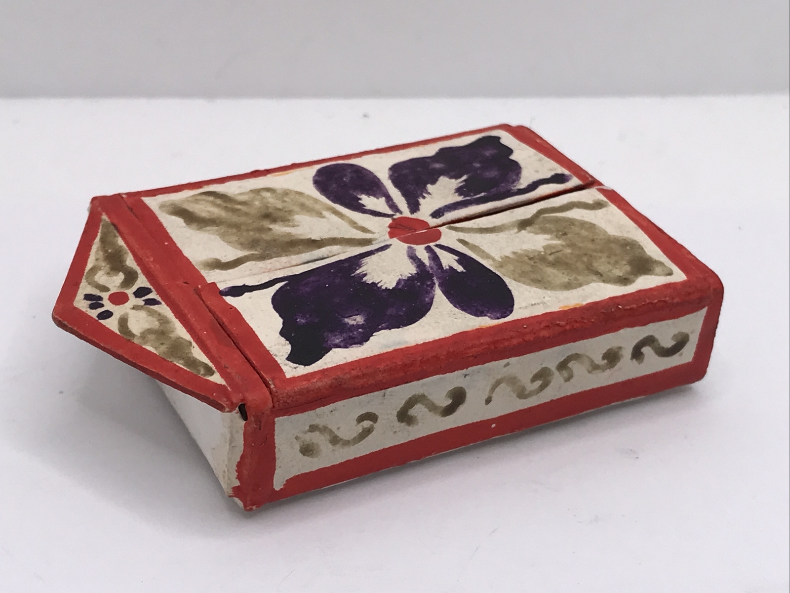 Peru Folk Art Vintage Peruvian Matchbox Diorama Miniature Handicraft #2 Retalbo