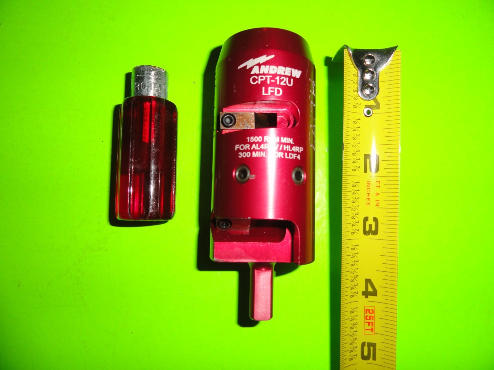 USED CommScope Andrew CPT-12U Universal Automated 1/2" Coaxial Cable Prep Tool