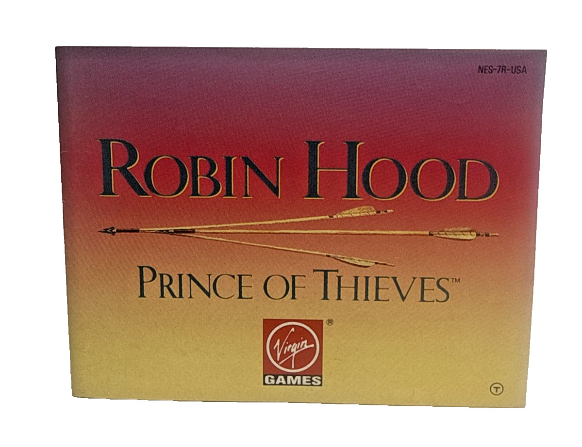 Robin Hood: Prince of Thieves (Nintendo NES, 1991) - Original Manual Only