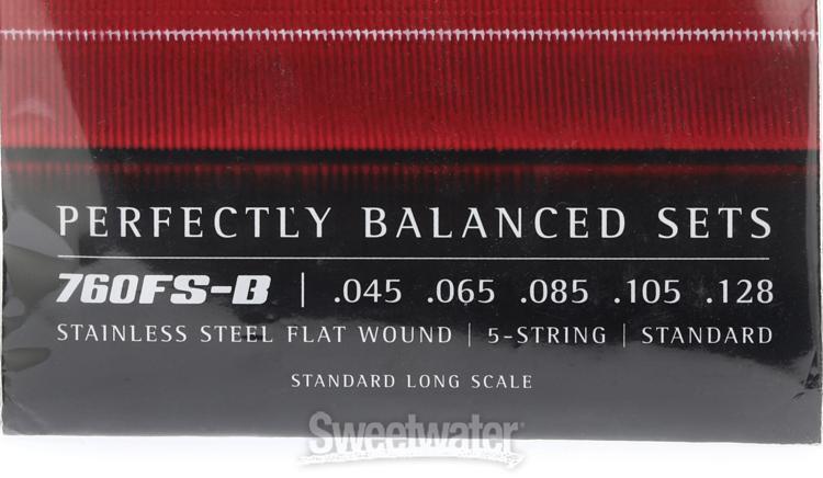La Bella 760FS-B Deep Talkin' Bass Flatwound Bass Strings - Standard 5-string