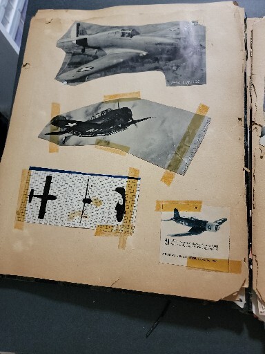 SCRAP BOOK AVIATION VINTAGE