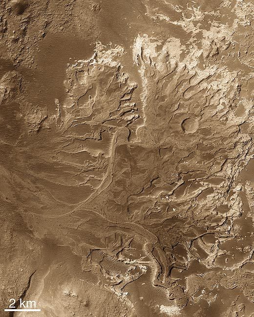 EBERSWALDE DELTA ON MARS SURFACE NASA 8x10 GLOSSY PHOTO PRINT