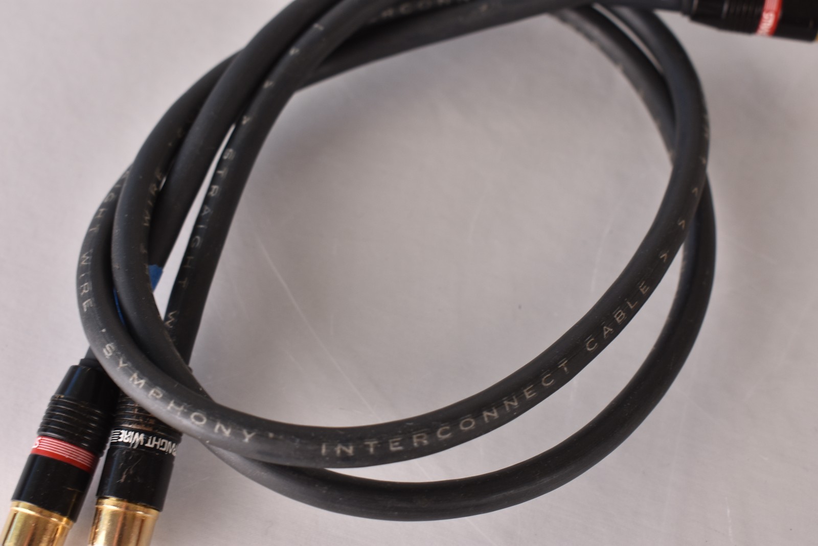 .5m Pair RCA Straight Wire Symphony Audio Interconnect Cables