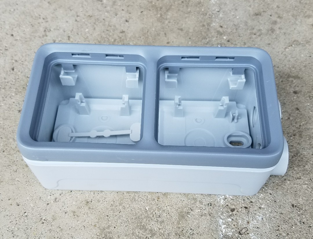 Lot of 20 - Legrand IP55 Plexo 69668 2 gang box
