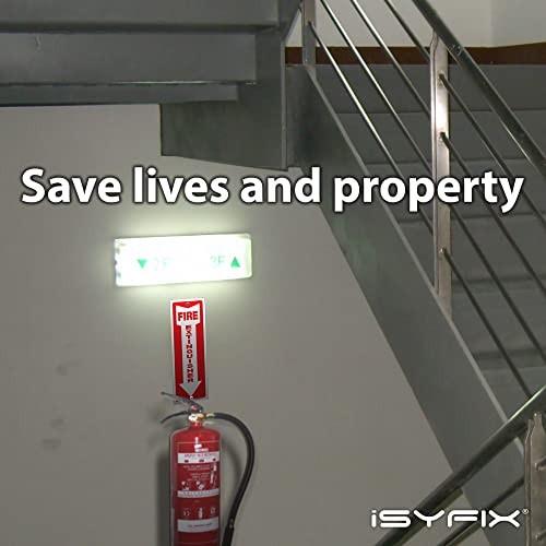 Fire Extinguisher Signs – Pack 4x12 Inch – 40 mil Thick Polystyrene 3 PLASTIC