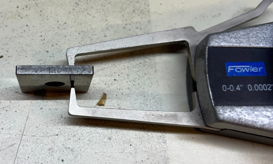 Fowler Outside Caliper Gauge , range 00-.40, .0002