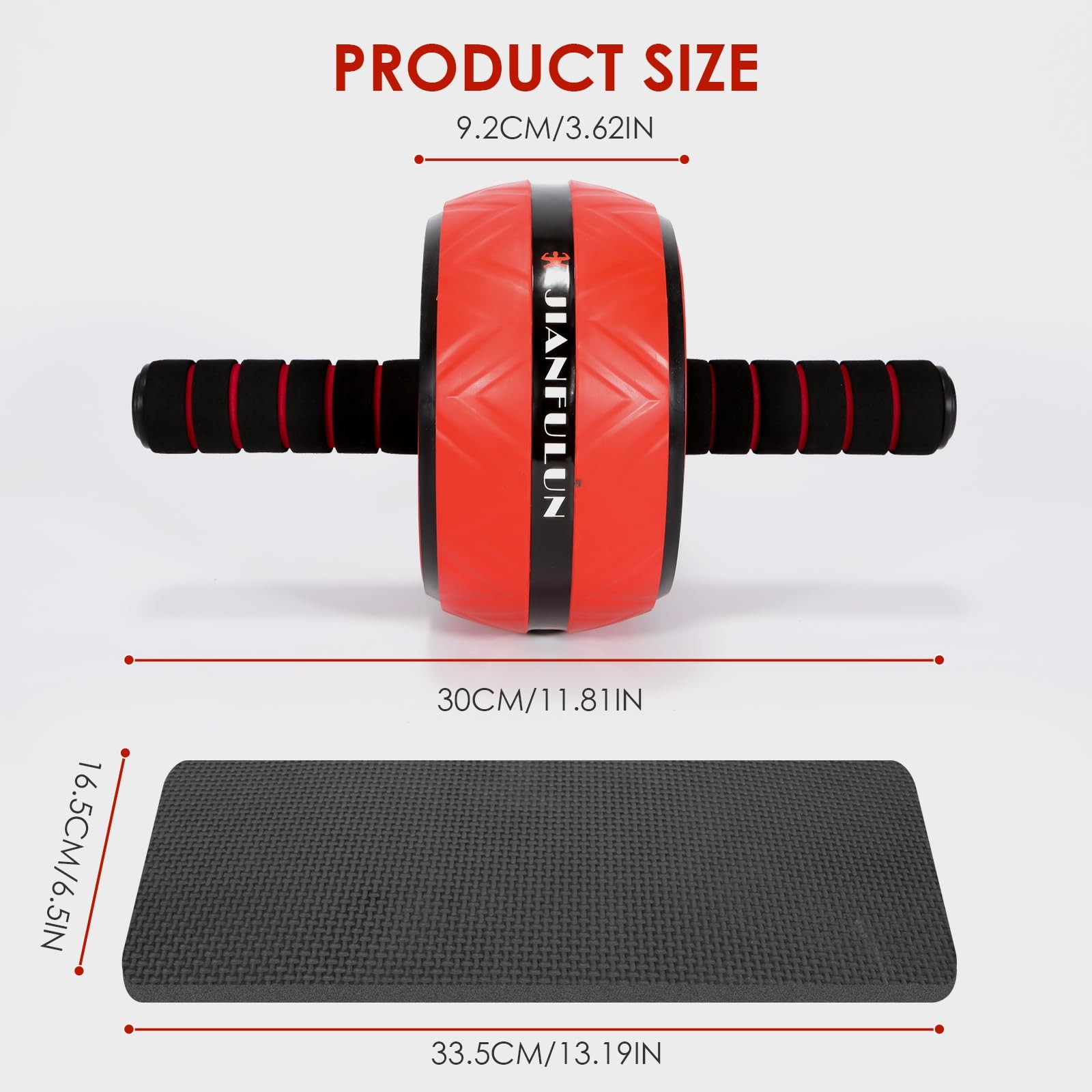 Ab Roller Wheel, Workout Equipment for Abdominal & Core Strength...