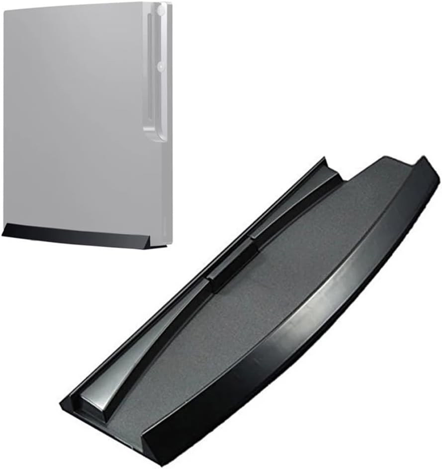 Vertical Stand Holder for PlayStation PS3 Slim Console Dock Base Ergonomic Black