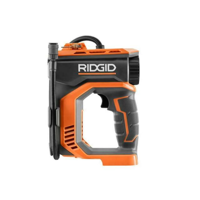 NEW Ridgid R87044- 18V Cordless Portable Inflator