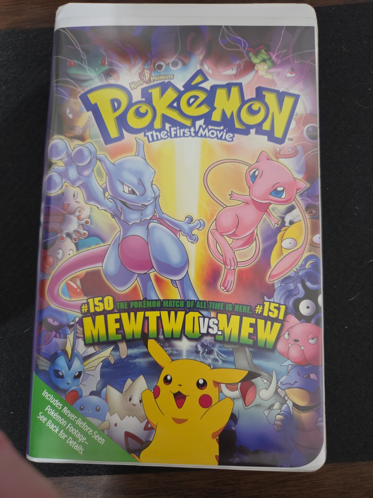 Pokémon the First Movie: Mewtwo Strikes Back (VHS, 2000, Clamshell)