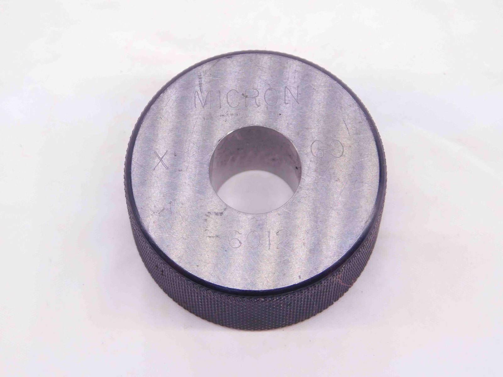 .6012 CLASS X MASTER PLAIN BORE RING GAGE .5938 +.0074 OVERSIZE 19/32 15.270 mm