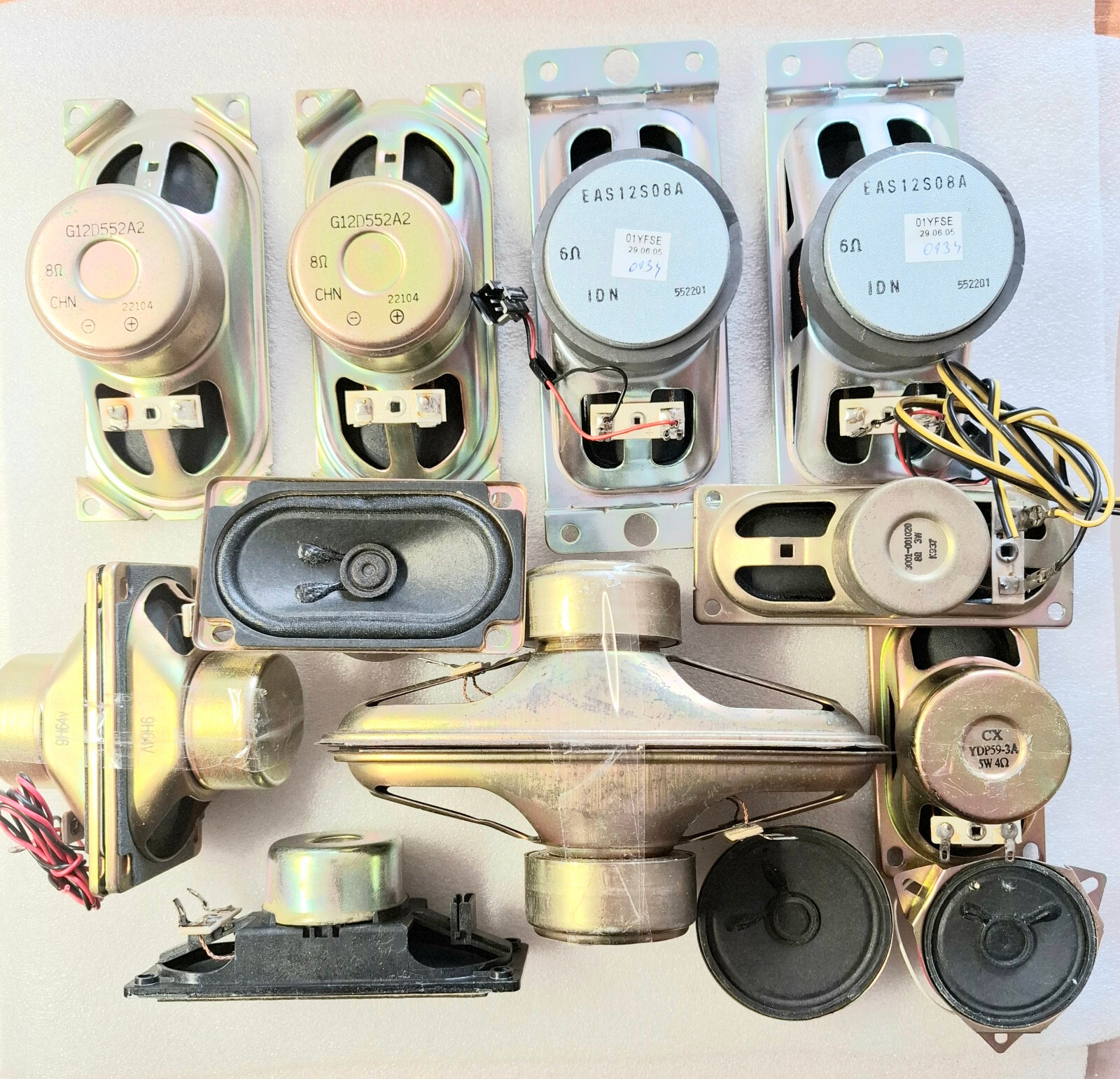 Audio Speakers loudspeakers from TV Monitors Radio 4 6 8 16Ohm 0,5W-5W