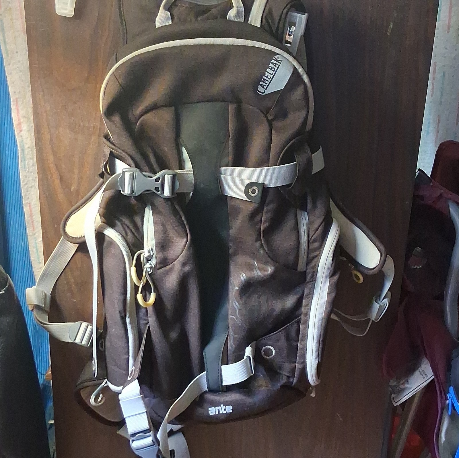 CamelBak Ante Winter Hydration Pack Blue Grey Hiking Women Fit Bladder NeverUsed